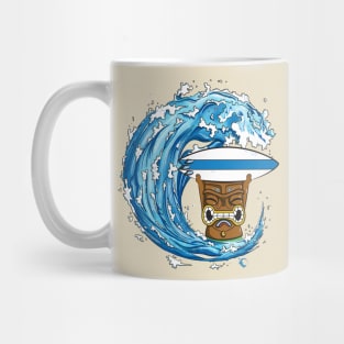 Tiki Wave Surf Mug